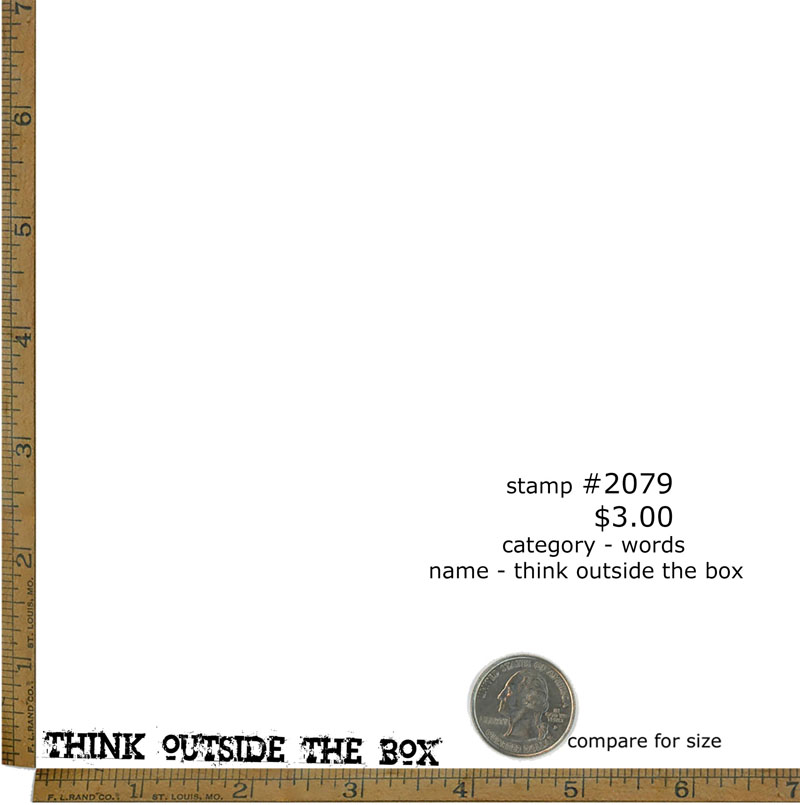 #2079 - Think Outside the Box - Words